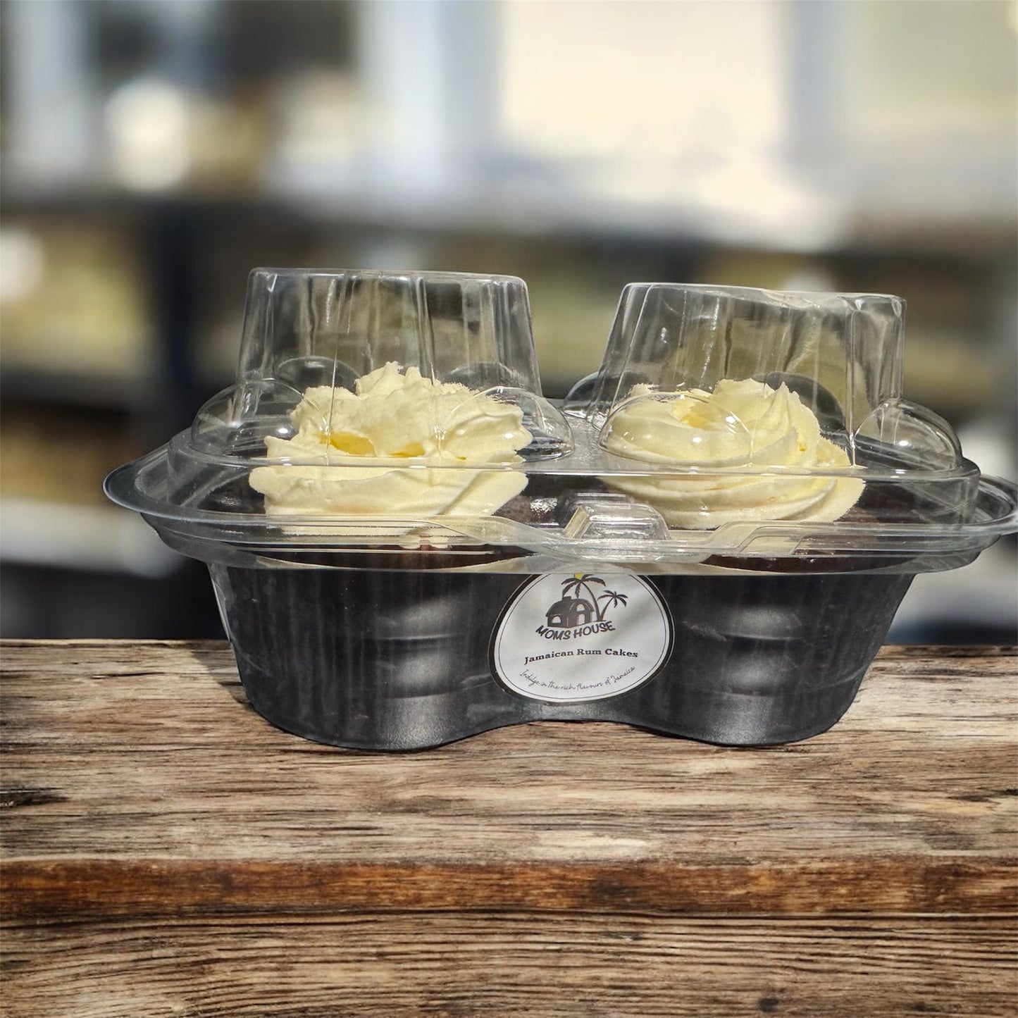 Jamaican Rum Twin Cupcakes -"Available for a limited time only."