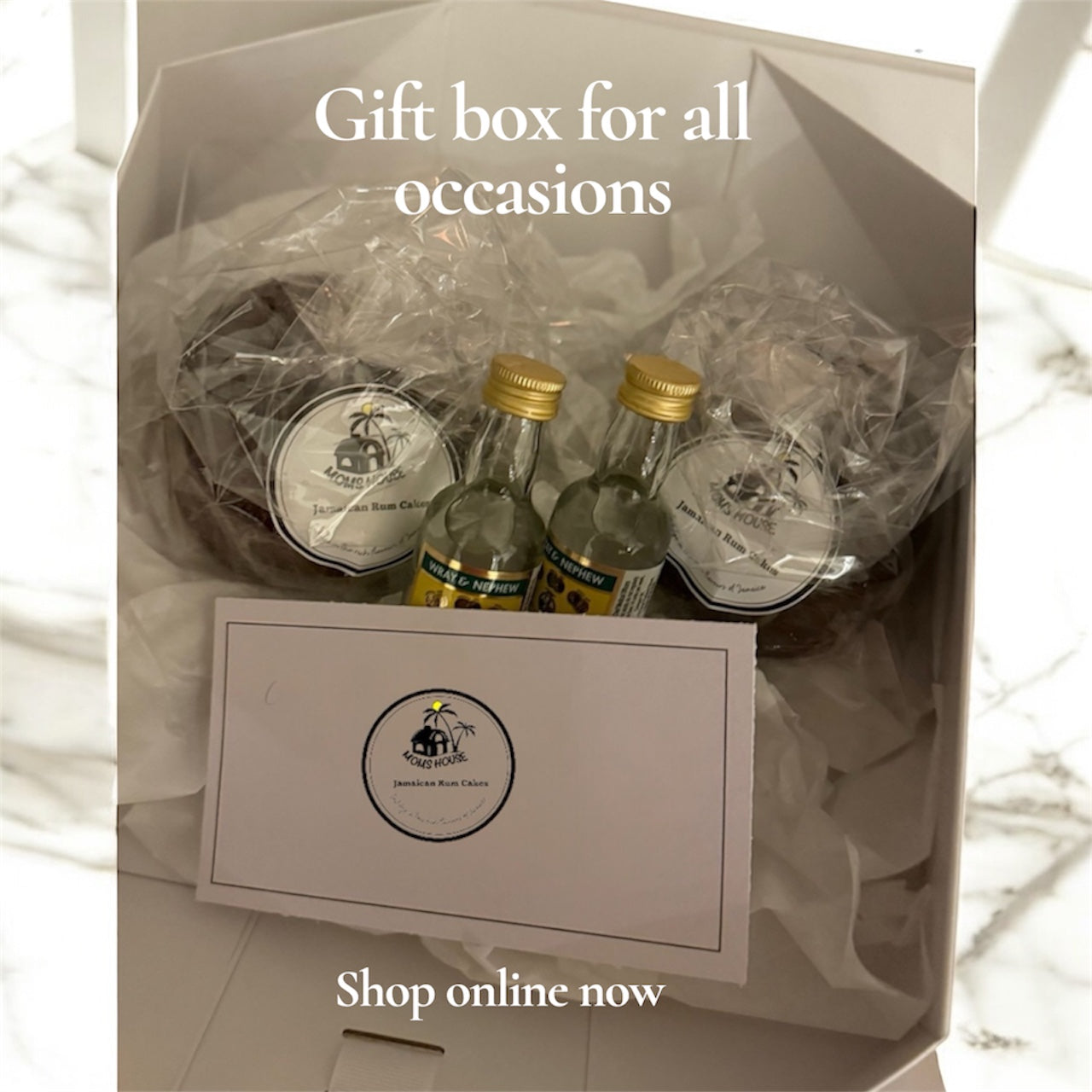 Jamaican Rum Mini Cakes Gift Box