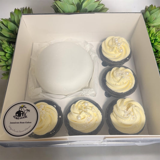 Jamaican Rum Cake Bento Box -"Available for a limited time only."