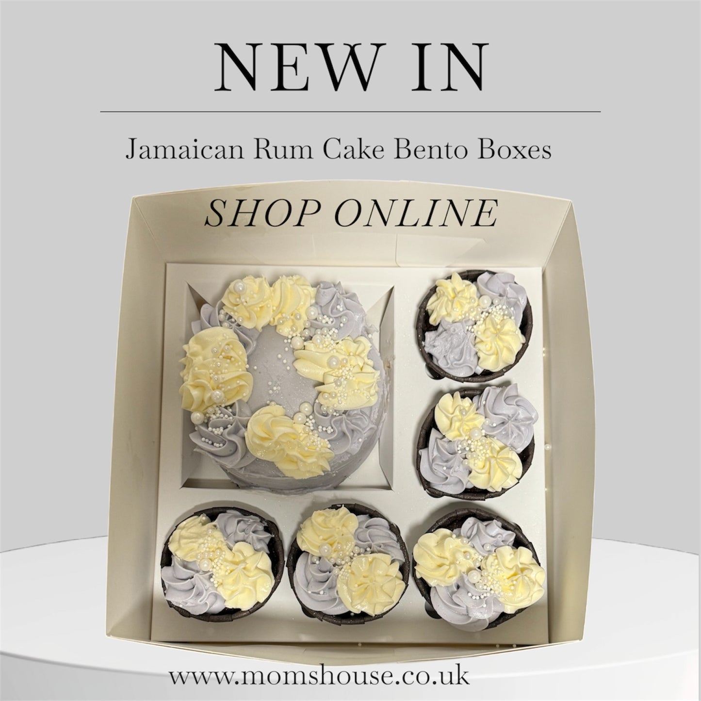 Jamaican Rum Cake Bento Box